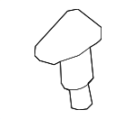 986303J000 - Body: Washer Nozzle for Hyundai Image