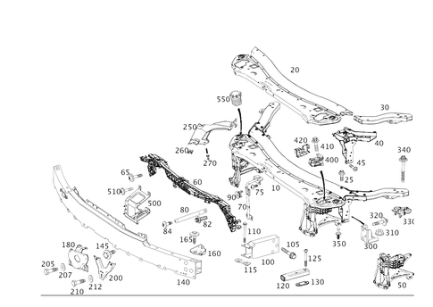 Front Stiffening and Radiator Support for 2020 Mercedes-Benz CLS53 AMG #0