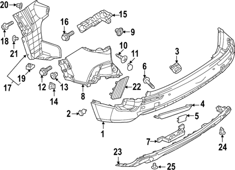Bumper & Components - Rear for 2025 Mazda CX-50 #0