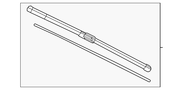 DGJ1-67-330 - Wiper Blade - 2020-2025 Mazda CX-30 | Mazda Swag