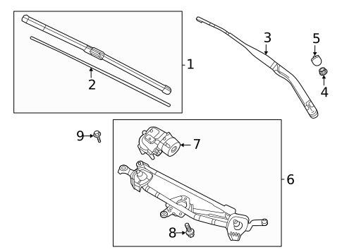Wiper Components for 2023 Mazda CX-30 #0