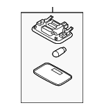 928503X050TX - Body: Dome Lamp Assembly for Hyundai Image