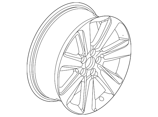 OEM 2025 Honda Pilot Wheel, Alloy 42700-T90-A31 | Honda Automotive