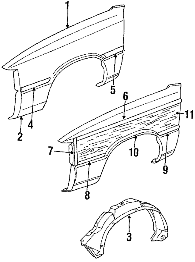 4342477 - Body: Fender for Mopar Image