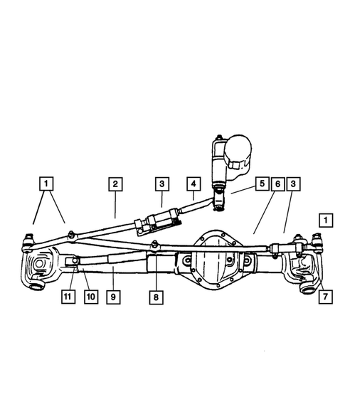 Steering Linkage for 2002 Dodge Ram 2500 #0