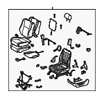 712000C740B5 - Body: Seat Assembly for Toyota: Tundra Image