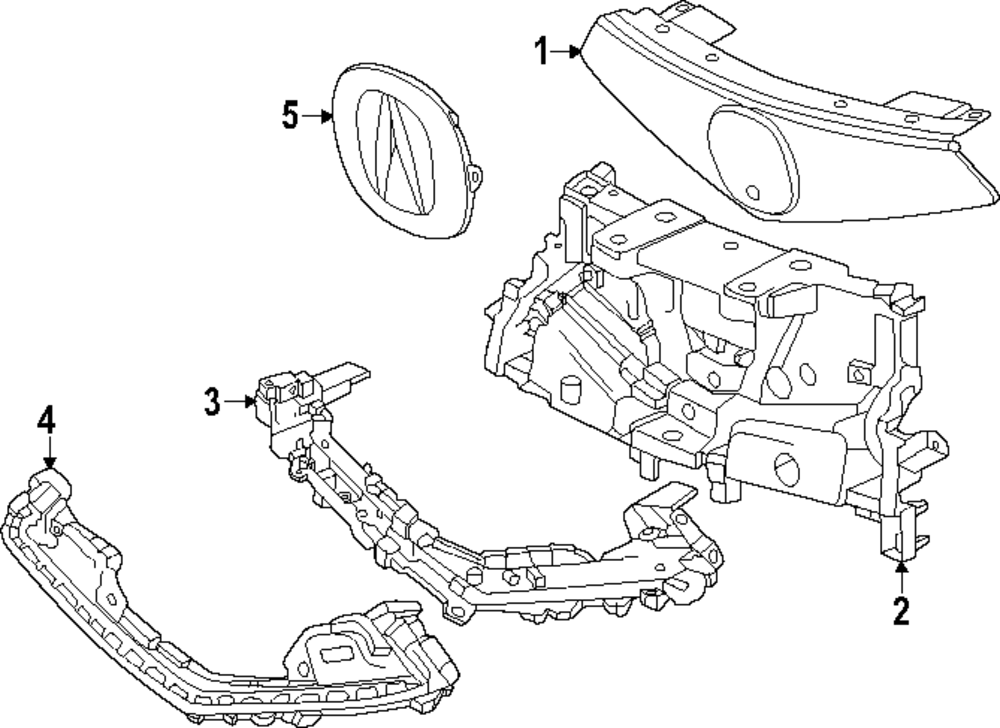 2024-2025 Acura ZDX Reinforced Panel 85046258 | OEM Parts Online