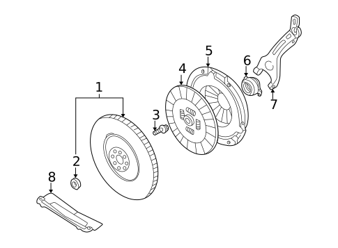 Clutch & Flywheel for 2004 Subaru Impreza #0