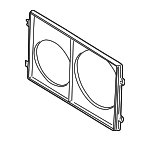 1J0121205BB41 - Cooling System: Fan Shroud for Volkswagen: Golf, Jetta Image