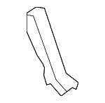 1Q0867163C9B9 - Body: Side Trim for Volkswagen: Eos Image