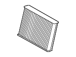 LR115835 - HVAC: Filter for Land Rover: Discovery Sport, Range Rover Evoque Image