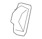 82123TM8A01ZN - : 2017-2024 Honda - Cover Rear Seat-Back Tether Anchor *NH900L* (Deep Black) for Honda: CR-V, Odyssey Image