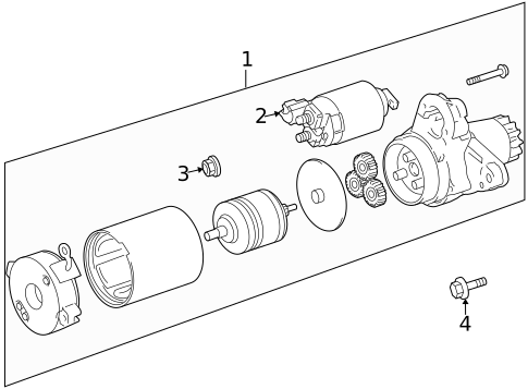 Starter for 2005 Toyota Sienna #1