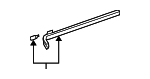 72540SHJA21 - Body: Sliding Door Track for Honda Image