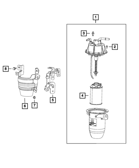 Fuel Pump and Sending Unit for 2019 Jeep Compass #1