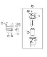 6104708AA - Fuel: Hex Nut for Mopar Image