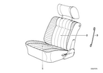 52208129296 - Seats: Wire-Strap for BMW Image