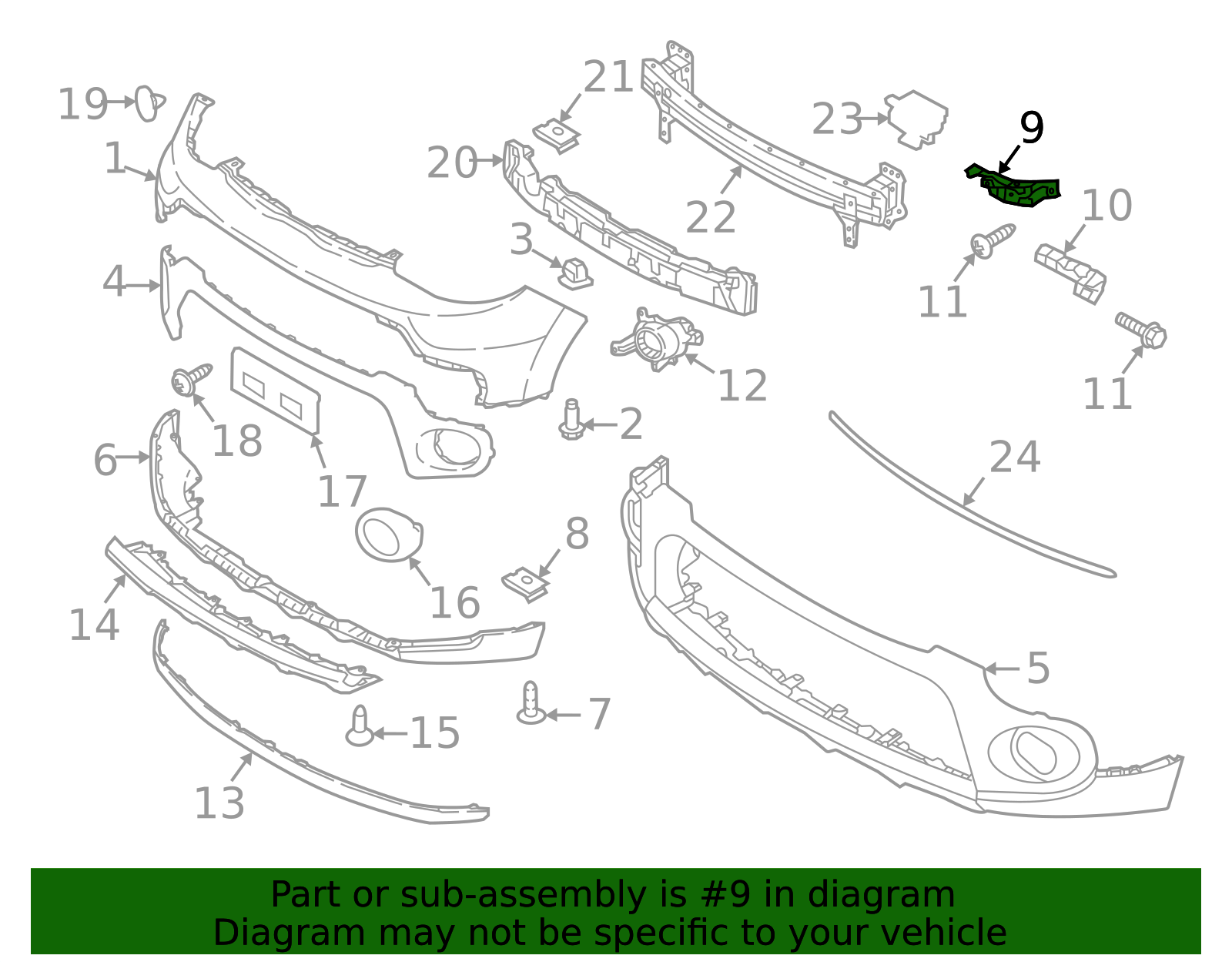 86551-B2000 - Lower Cover Upper Bracket 2014-2019 Kia Soul | Kia.Parts ...