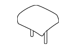 3C8885901ACZIN - Body: Headrest, Outer for Volkswagen Image