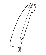 3C8885703H43U - Body: Seat Back End for Volkswagen Image