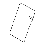 3C58857538W4 - Body: Seat Back Panel for Volkswagen Image