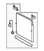 8845004012 - HVAC: Condenser for Toyota: Tacoma Image