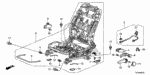 81675TA0A01 - Interior/Bumper: HOLDER, SPRING for Honda Image