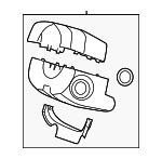 ZZ1A6021X05 - : Shroud Assembly for Mazda: Tribute Image