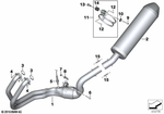 18518546595 - : Exhaust Manifold for BMW-Motorrad Image