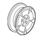 42700SNCA61 - Suspension: Wheel, Alloy for Honda: Civic Image