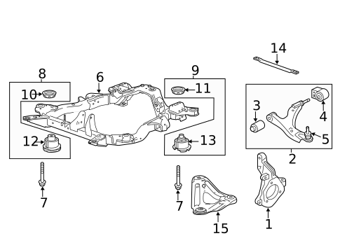 Suspension Components for 2011 GMC Terrain #0