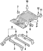 LA0153990F - : Cross-Member for Mazda: MPV Image