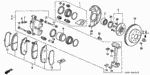 45226SH3A01 - Chassis: CLIP A, PAD for Honda Image