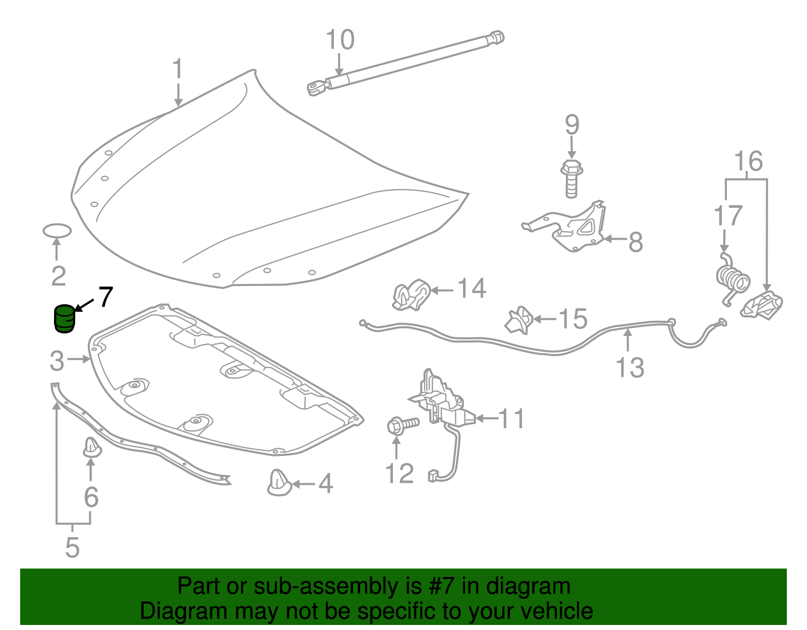 かつどん 53384-75010 - Grille Assembly Cushion 2013-2018 Toyota