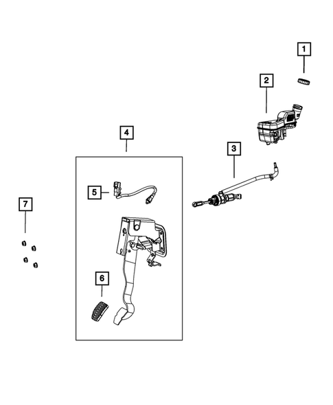 Clutch Pedals for 2012 Dodge Journey #0