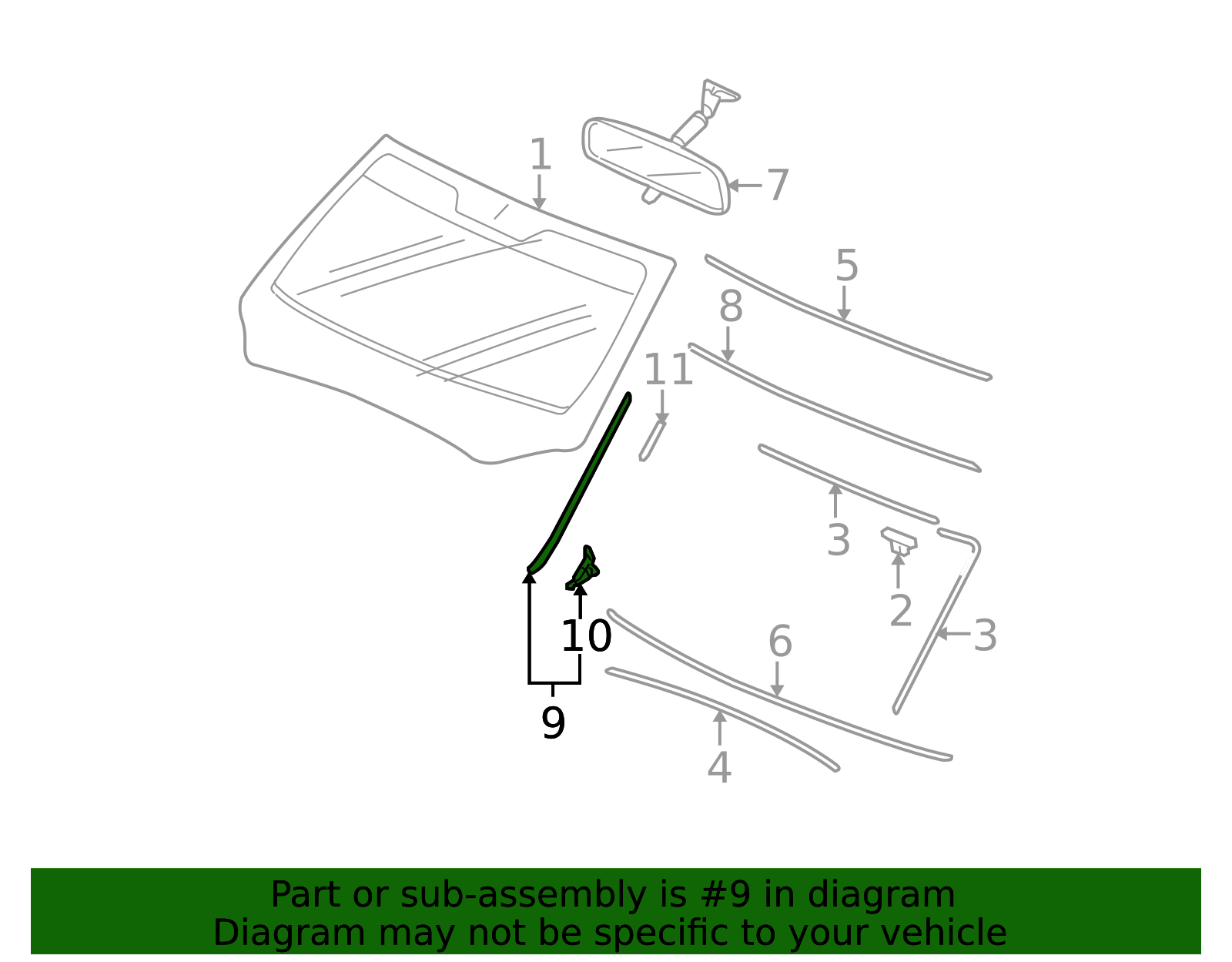 2009-2015 Honda Pilot 09-15 Honda Pilot Left (DRIVER) Front