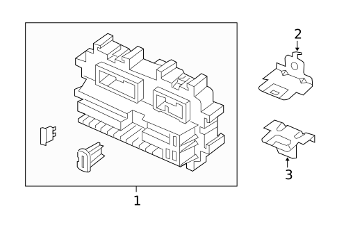 Fuse & Relay for 2010 INFINITI M45 #1