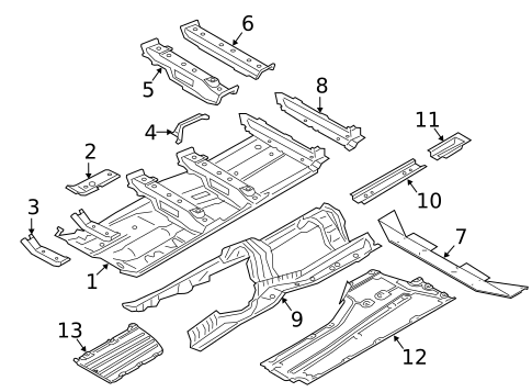 Floor for 2018 BMW 640i xDrive Gran Turismo #0
