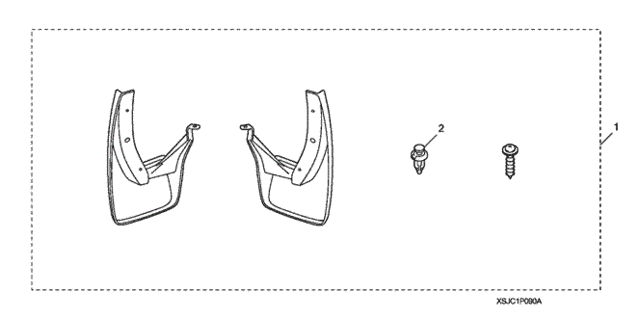 Rear Splash Guards for 2012 Honda Ridgeline #0