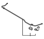 555104D000SJ - Suspension: Stabilizer Bar for Kia: Sedona Image