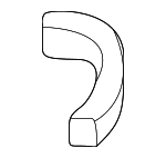 73125SYY000 - Body: Seal for Honda: Civic, CR-Z, Odyssey Image