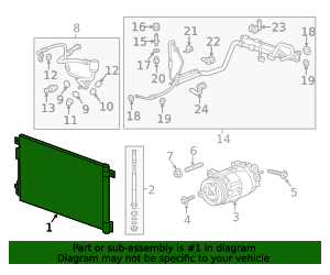 2013-2017 GM Air Conditioning Condenser 23479280 GM | GMPartsDirect.com