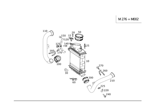Charge Air Cooling for 2016 Mercedes-Benz S550e #0
