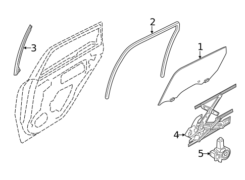 Rear Door for 2019 INFINITI Q70 #0
