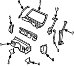 15609999 - Body: Cowl for Chevrolet: Blazer, C/K Pickup, K5 Blazer, R10, R20, R2500, R30, R3500, Suburban C10, Suburban C20, Suburban K10, Suburban K20, Suburban R10, Suburban R1500, Suburban R20, Suburban R2500, Suburban V10, Suburban V1500, Suburban V20, Suburban V2500, V10, V20, V30, V3500 | GMC: C1500 Pickup, C2500 Pickup, C3500 Pickup, Jimmy, K1500 Pickup, K2500 Pickup, K3500 Pickup, R1500 Pickup, R2500 Pickup, R3500 Pickup, Suburban C1500, Suburban C2500, Suburban K1500, Suburban K2500, Suburban R1500, Suburban R2500, V1500, V1500 Suburban, V2500, V2500 Suburban, V3500 Image