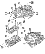RL031382AA - 4.7L Gas; Engine: Short Block Engine for Mopar Image