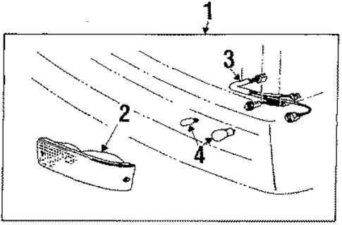 Signal Lamps for 1988 Toyota Van #0