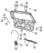 6508839AA - Doors, Door Mirrors and Related Parts: Hex Head Screw for Dodge: Journey | Jeep: Grand Cherokee, Grand Cherokee L, Wrangler Image