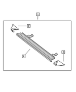 82206233 - Mopar Accessories - Component Parts: Full Running Board Kit for Chrysler: Voyager | Dodge: Caravan Image