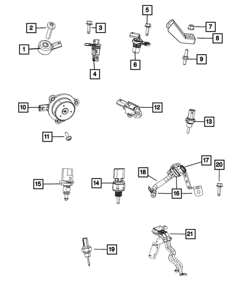 Sensors for 2021 Jeep Wrangler #2